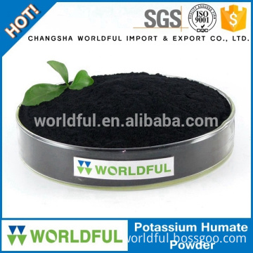 extracted from leonardite potassium humate shiny powder agriculture products
